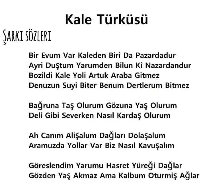 NesliŞah - Kale Türküsü