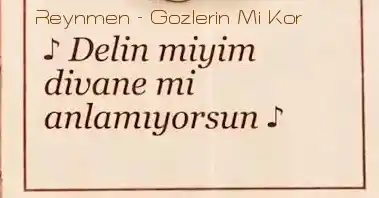 Gözlerin Mi Kör